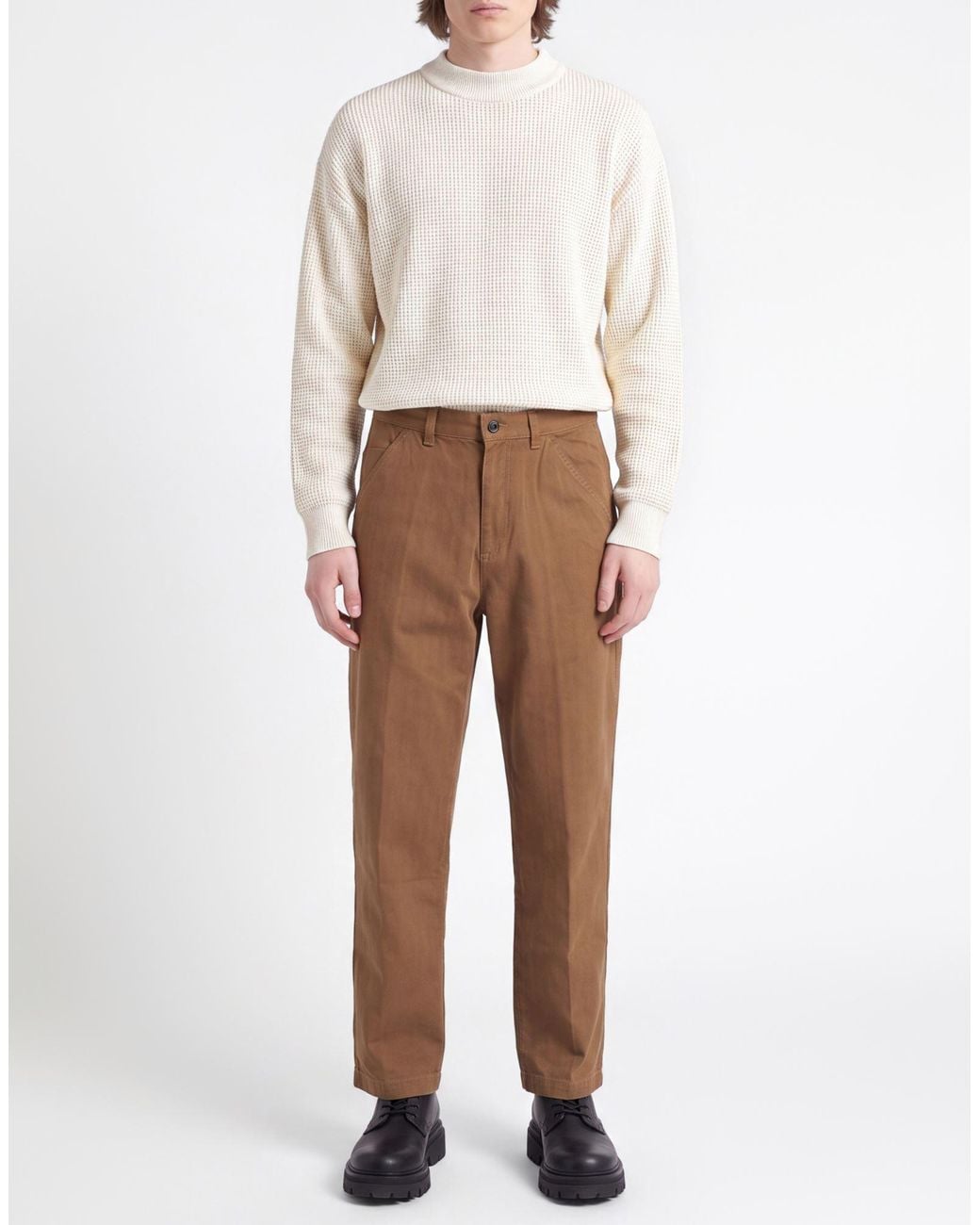 Incotex Brown Slacks By Slowear Pants Cotton for men