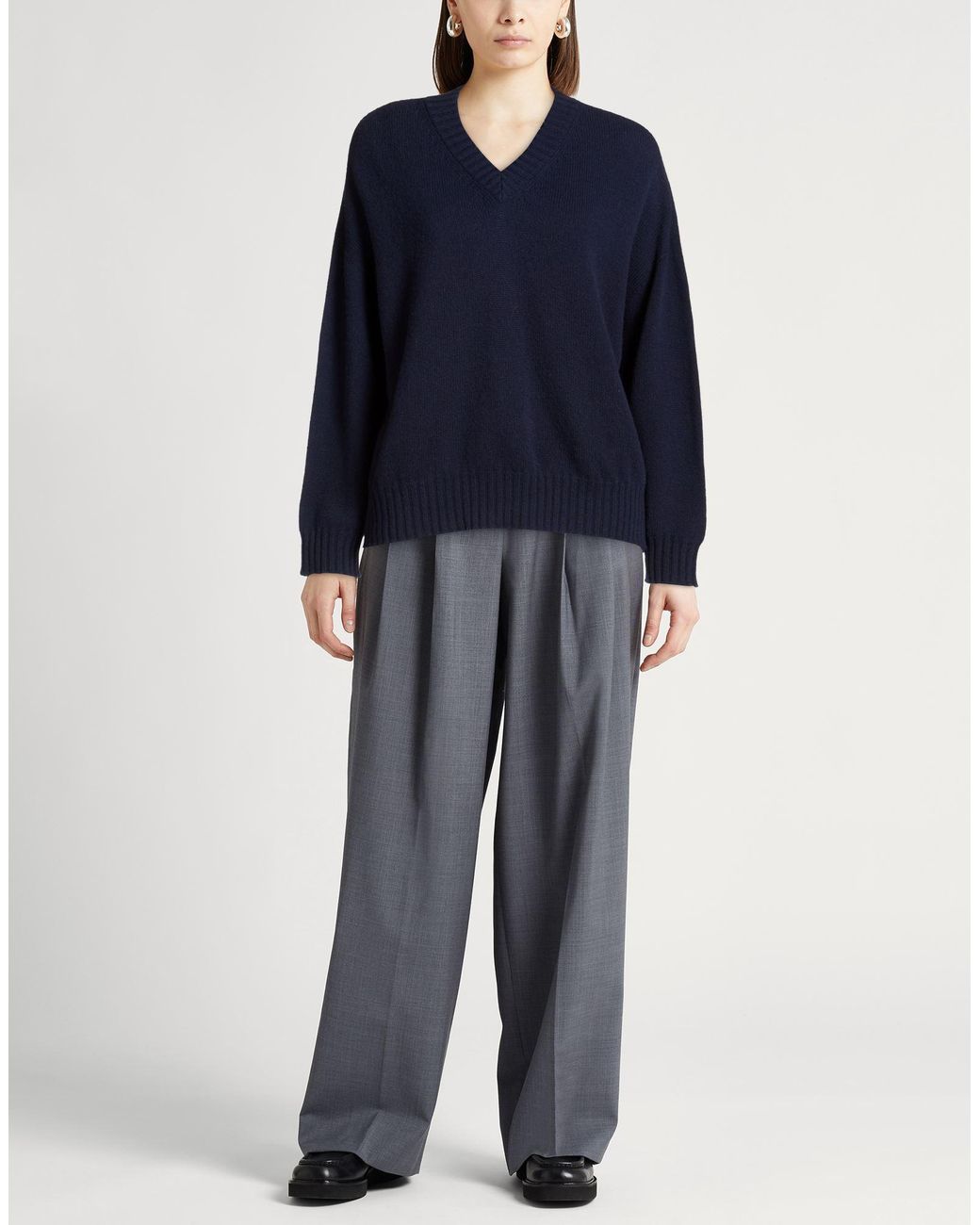 Emporio Armani Blue Midnight Sweater Wool, Cashmere