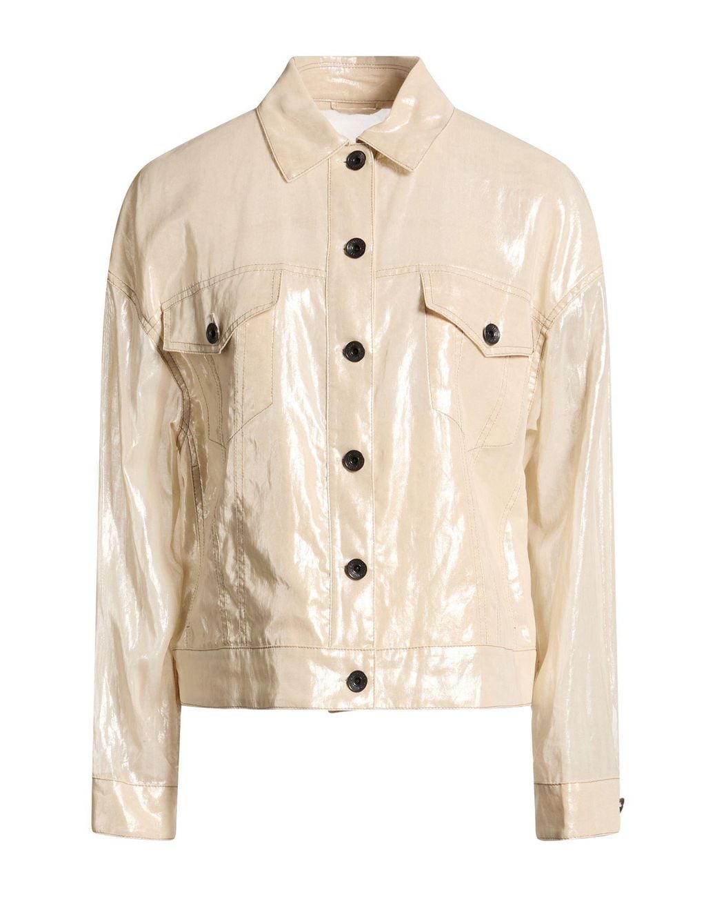 Brunello Cucinelli Natural Sand Jacket Cotton