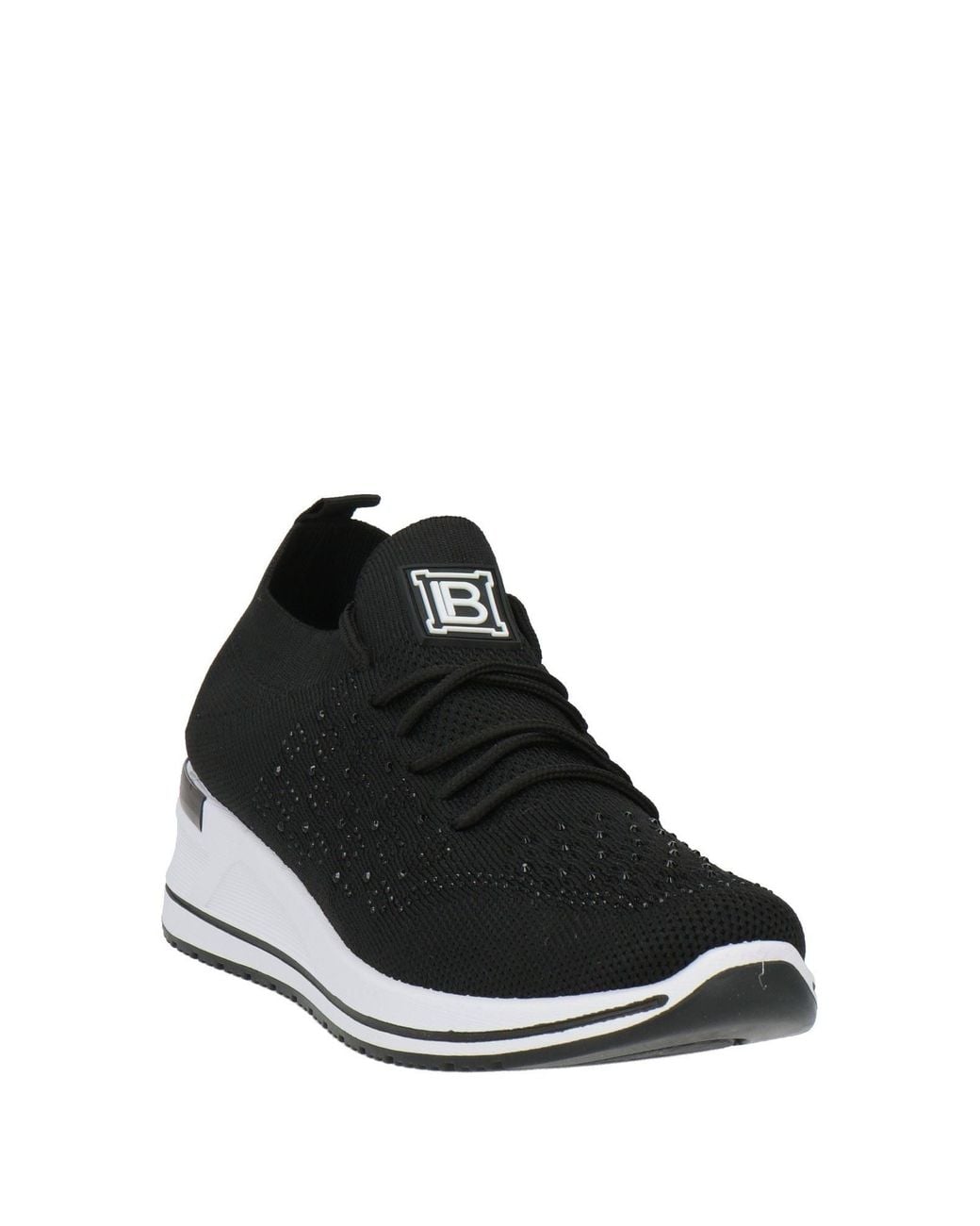 Laura Biagiotti Black Sneakers Textile Fibers