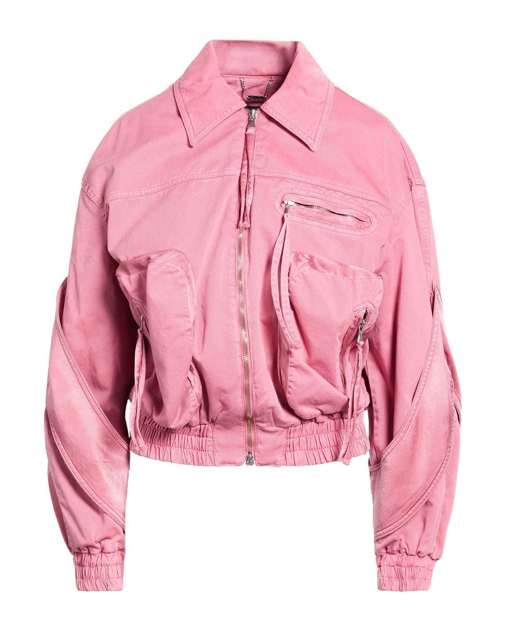 Blumarine Pink Jacket Cotton, Viscose, Polyester