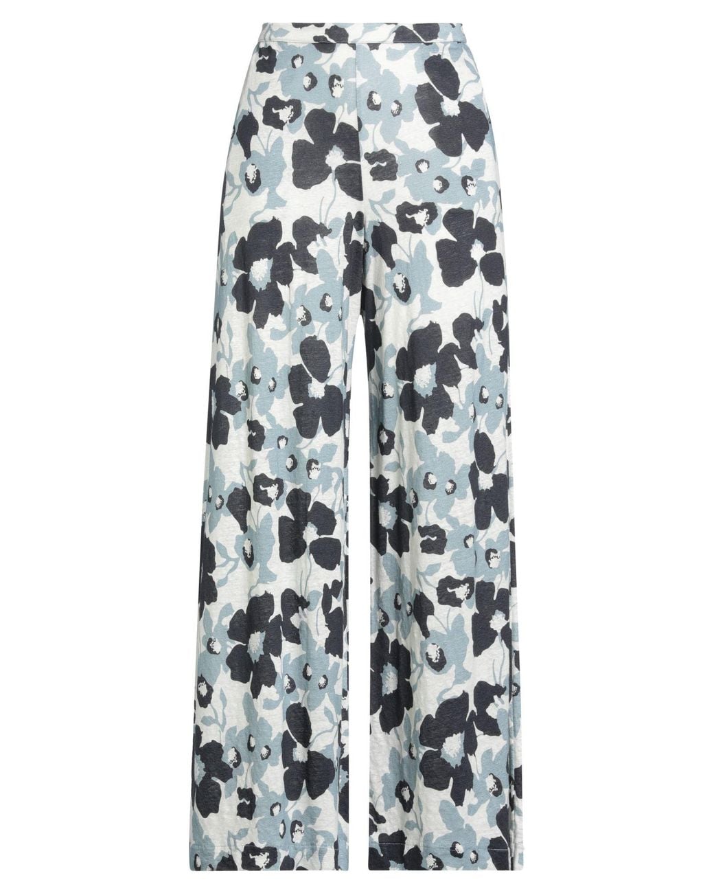Majestic Filatures White Slate Pants Cotton, Linen