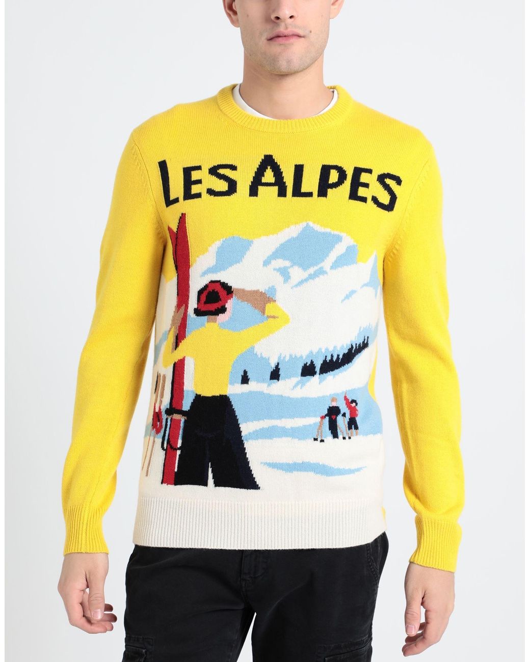 Mc2 Saint Barth Yellow Jumper for men
