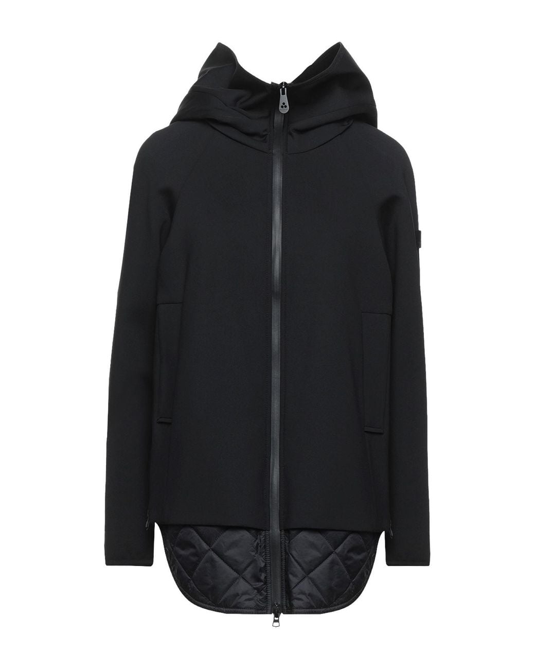 Peuterey Black Coat Polyamide, Elastane