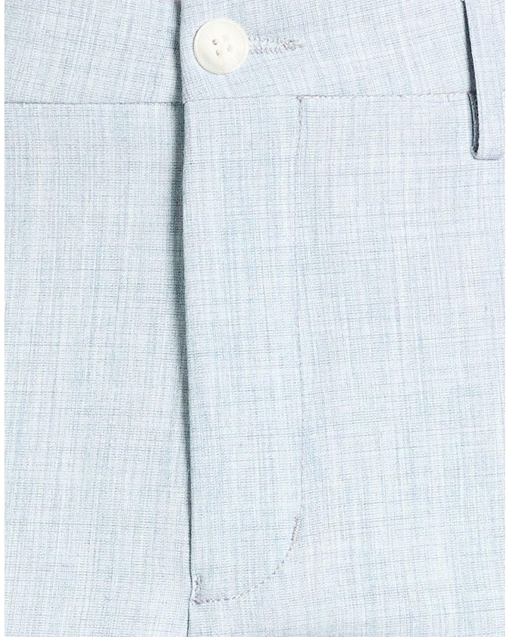 OVER/D Blue Pants Polyester, Viscose, Elastane for men