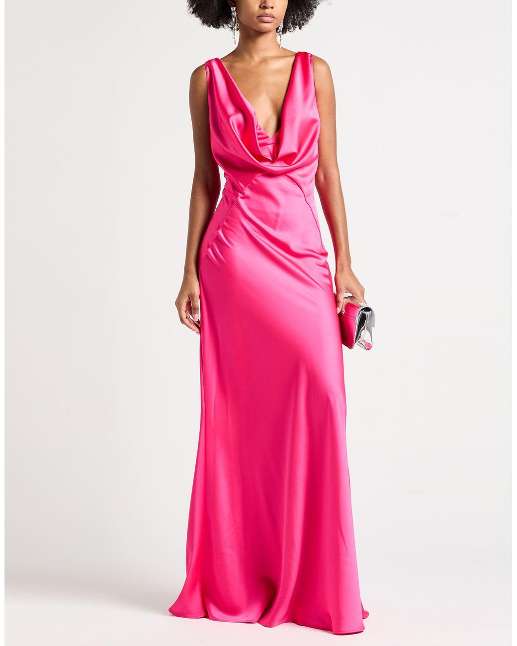 strapless open back dress PINKO Black Maxi Cocktail Dress  Runway Door