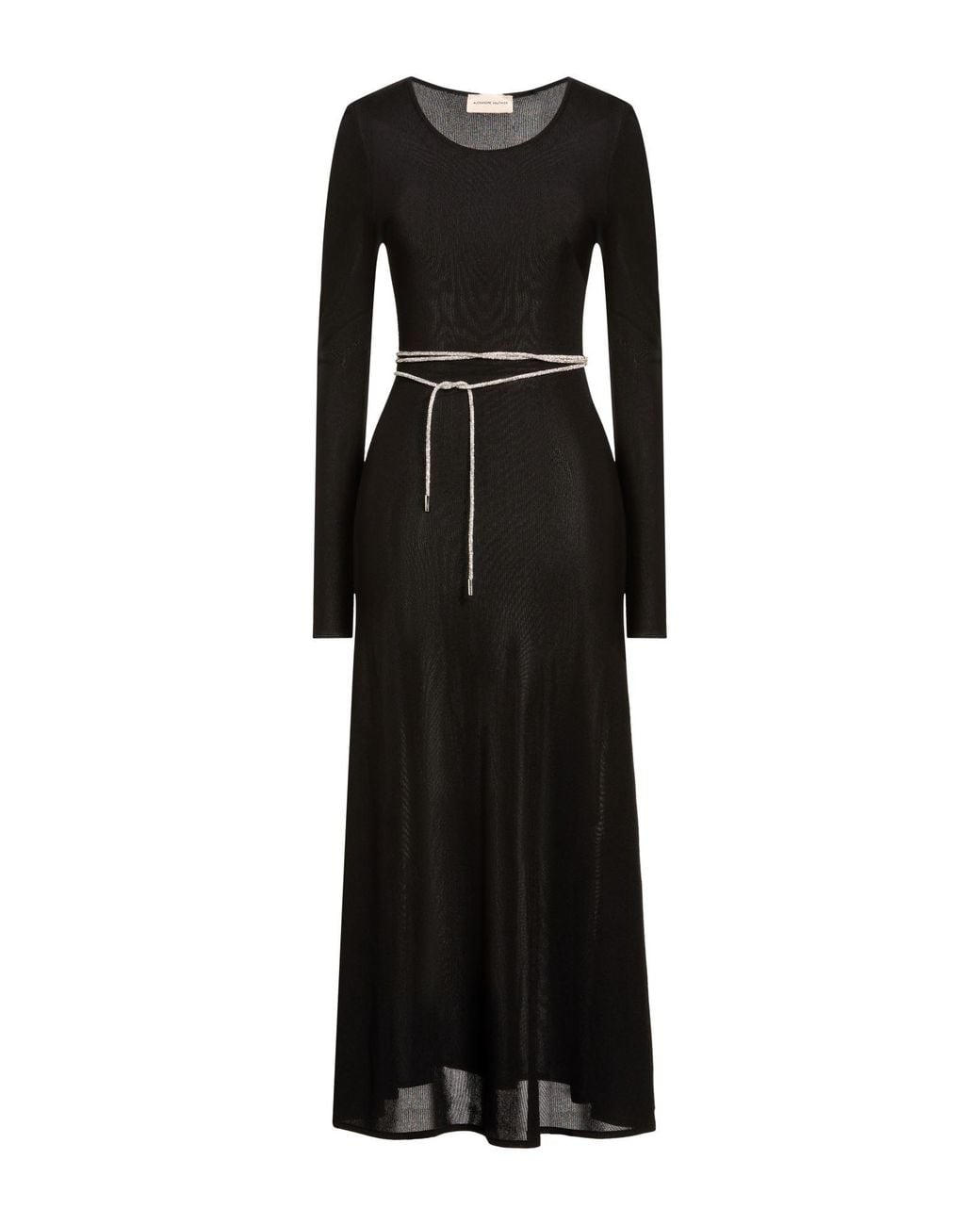 Alexandre Vauthier Black Maxi Dress