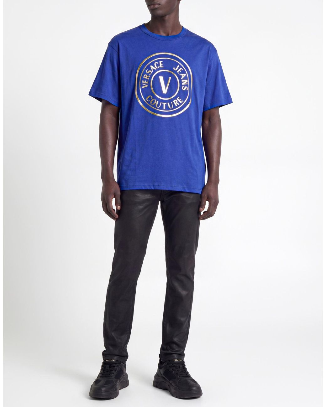Versace Jeans Couture Blue T-Shirts for men