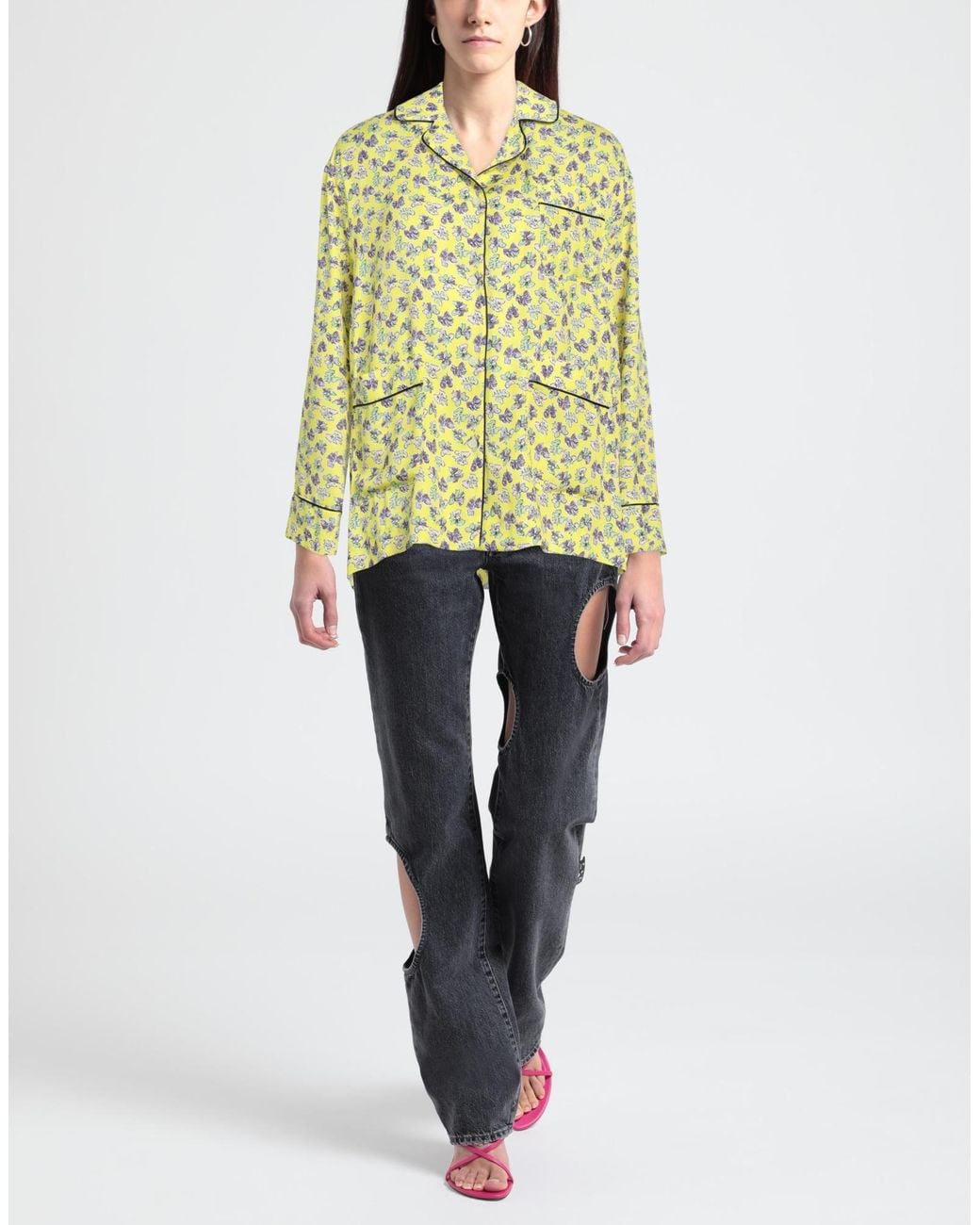 MSGM Yellow Hemd