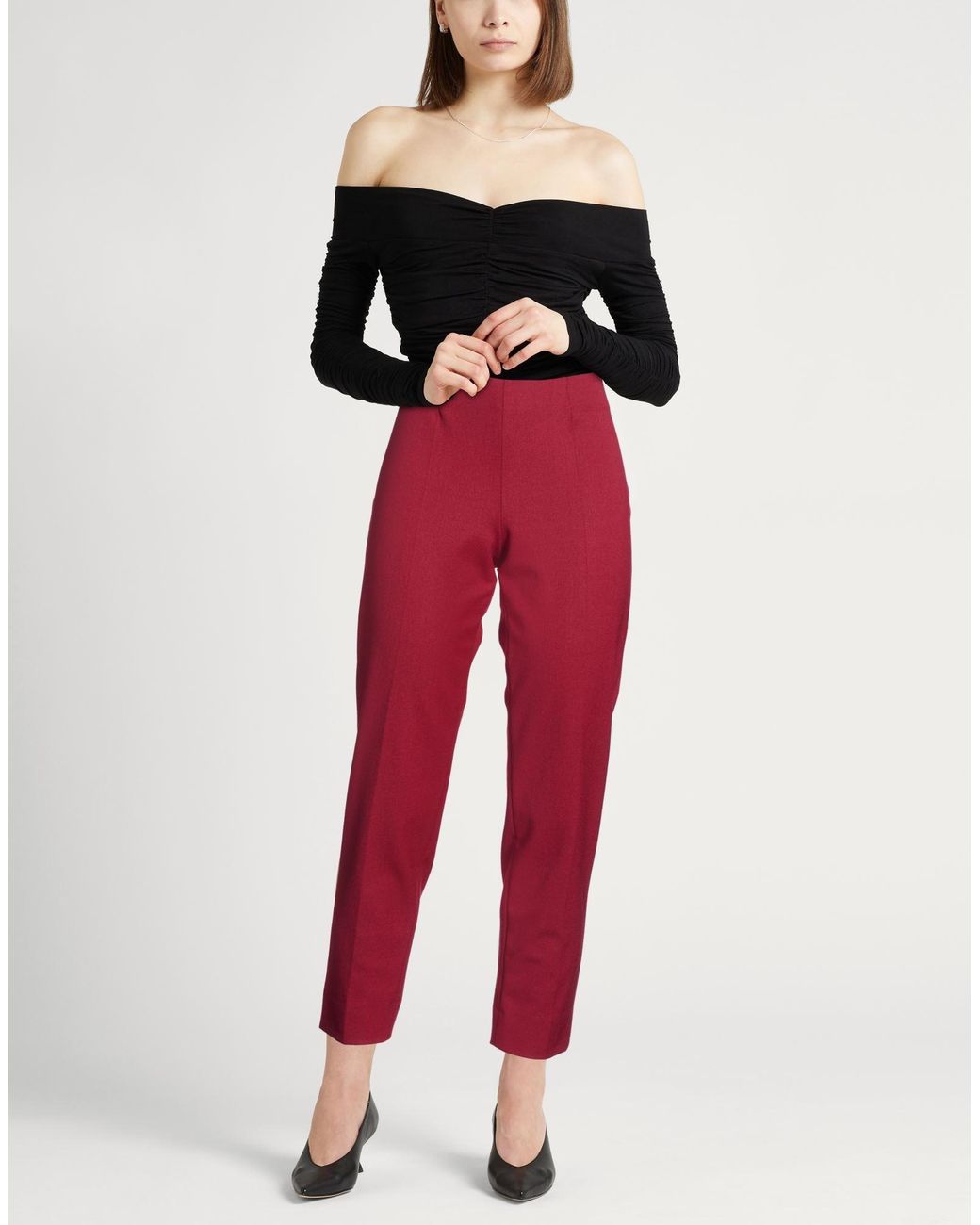 Piazza Sempione Red Pants