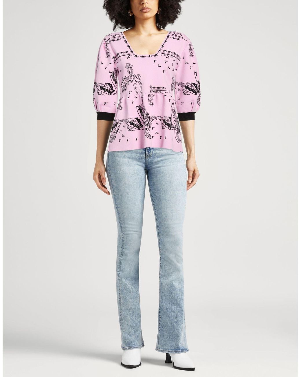 Twinset Pink Sweater Viscose, Polyester