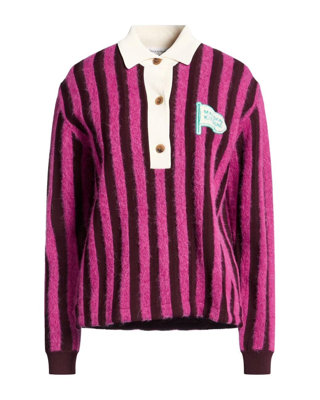Maison Kitsuné Pink Pullover