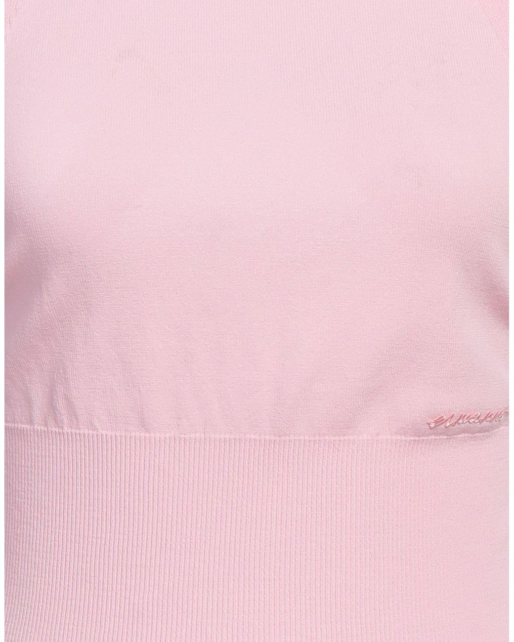 ERMANNO FIRENZE Pink Top Viscose, Polyamide