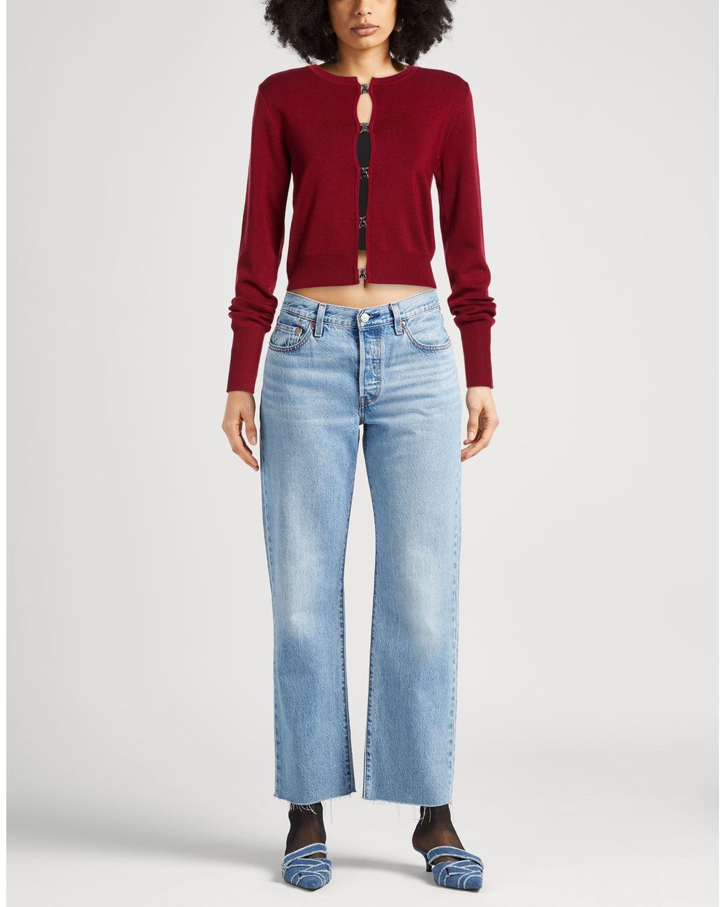 Patrizia Pepe Red Cardigan