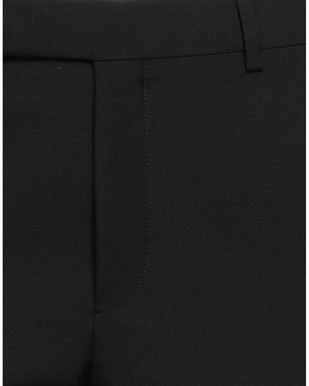 Céline Black Pants Wool, Mohair Wool