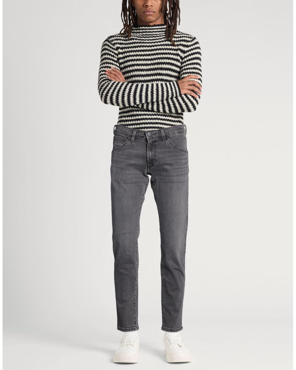 Wrangler Gray Jeans Cotton, Elastane for men