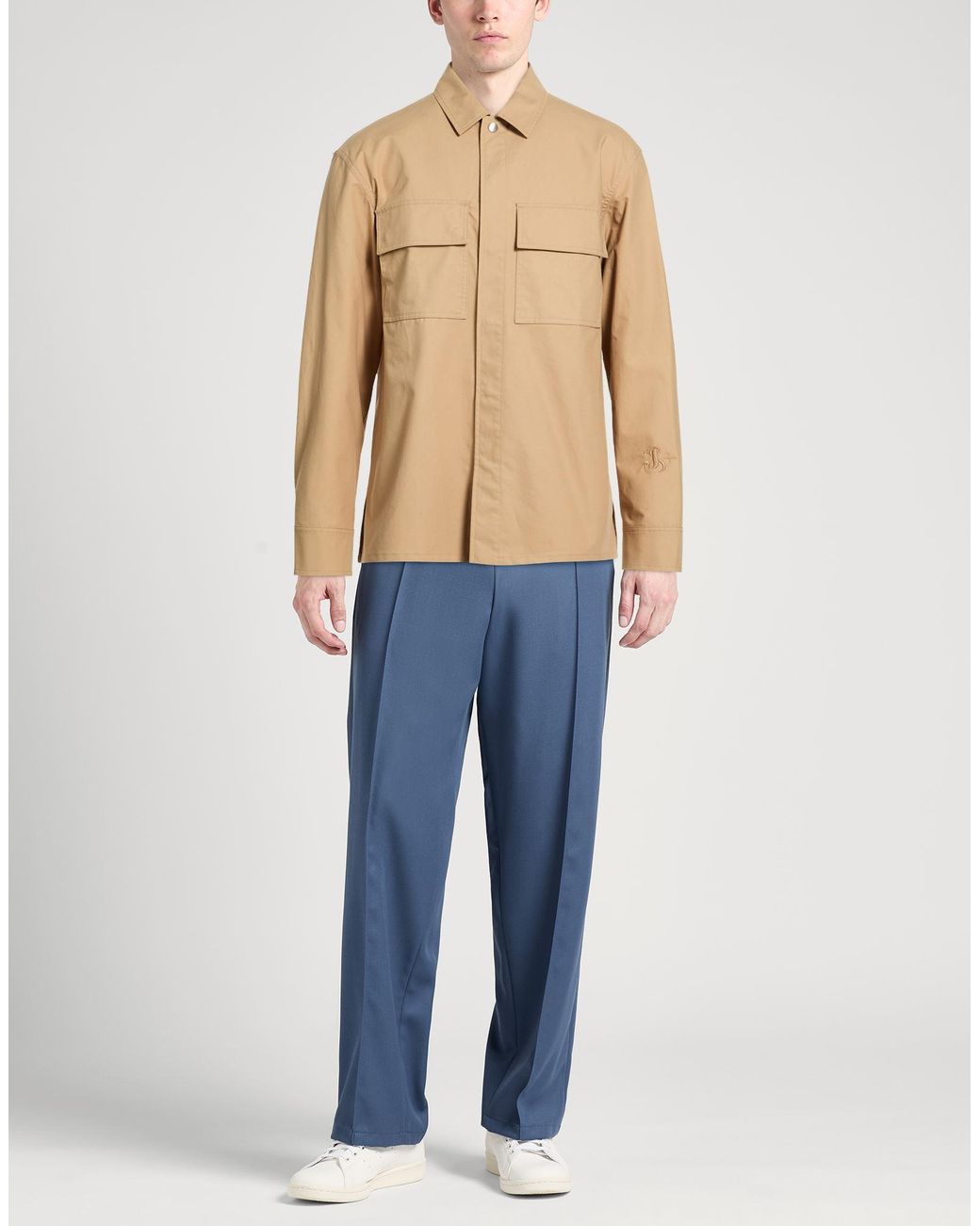 Jil Sander Natural Jacket Cotton for men