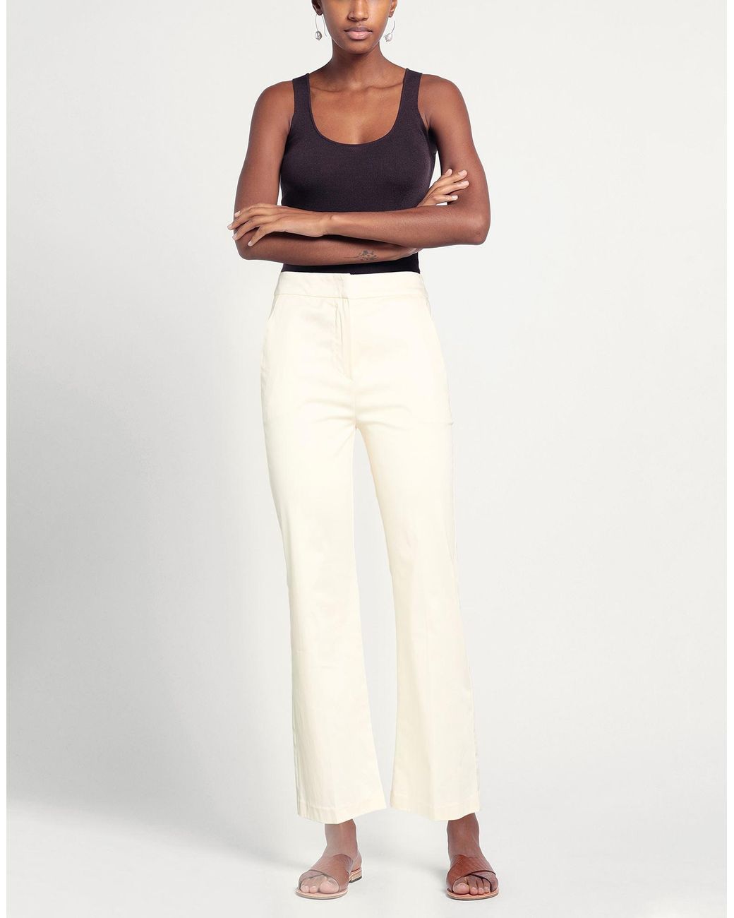 Angela Davis White Pants