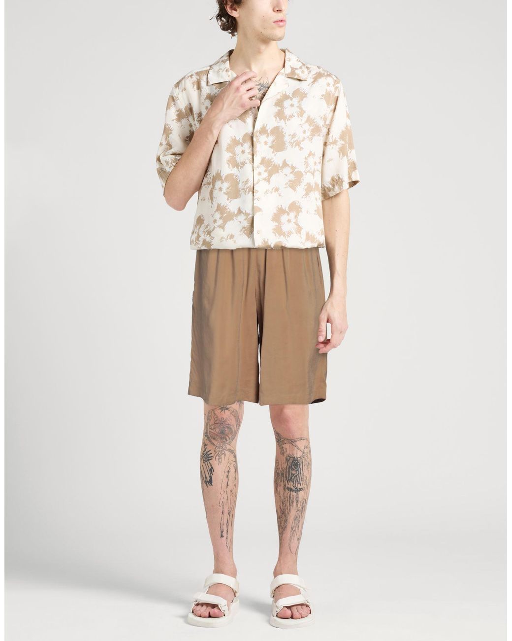 FAMILY FIRST Natural Shorts & Bermuda Shorts for men