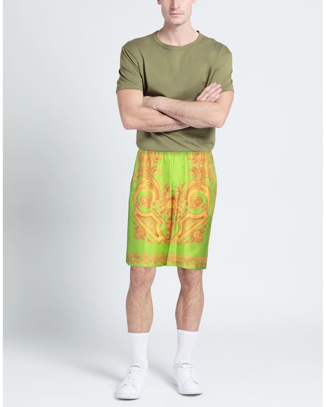 Shorts E Bermuda di Versace in Green da Uomo