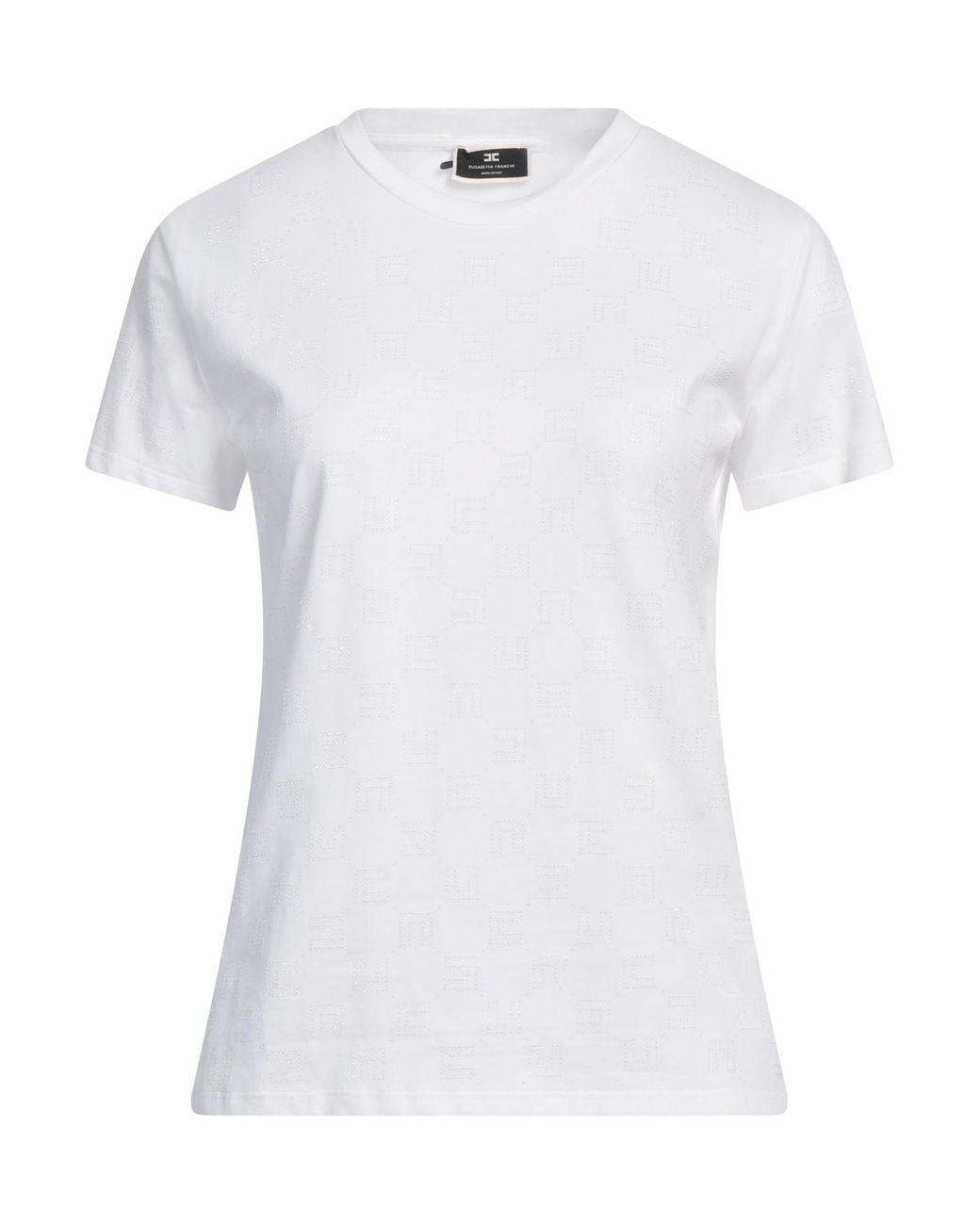 Elisabetta Franchi White T-Shirt Cotton