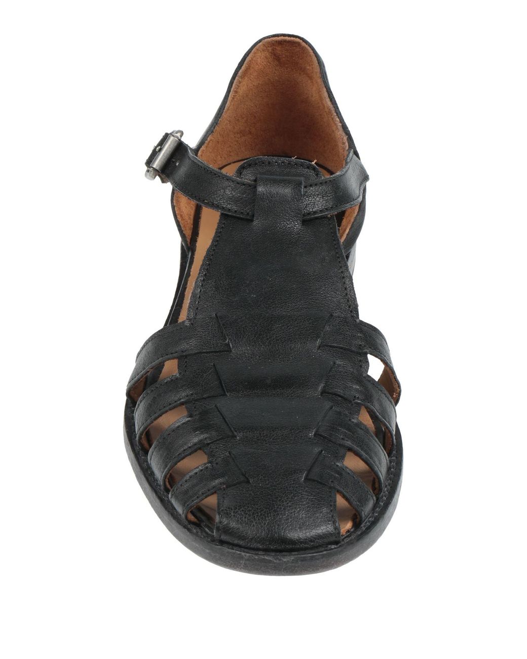 Moma Black Sandals Leather
