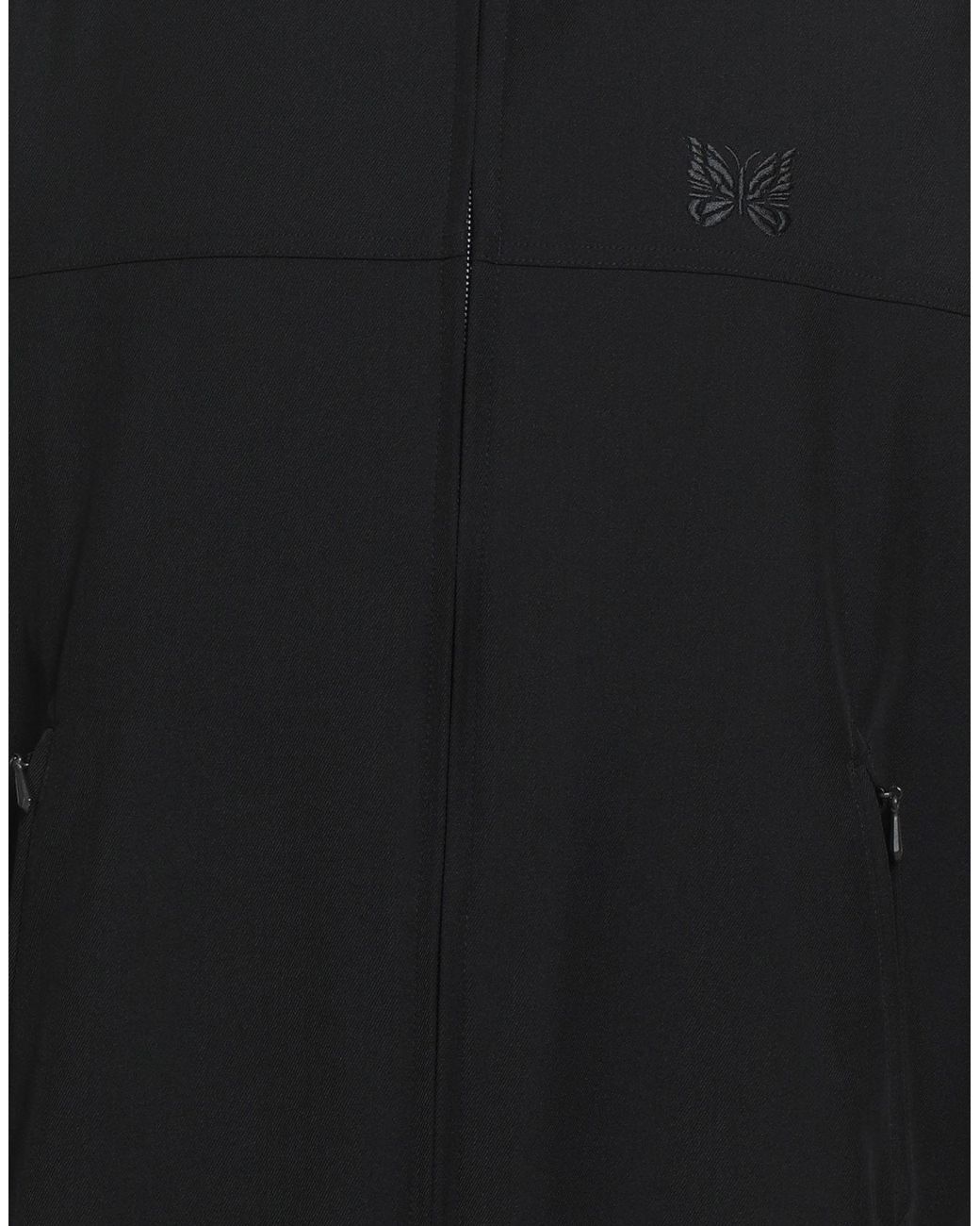 Needles Black Jacket Polyester, Rayon, Polyurethane for men