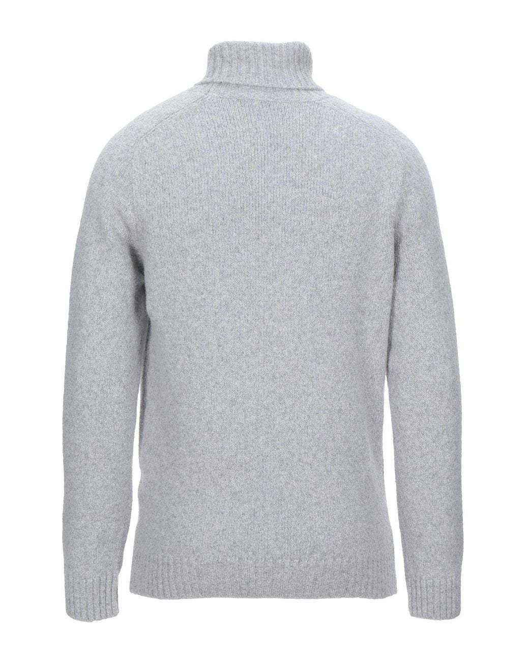 Kangra Gray Light Turtleneck Cotton, Polyamide, Alpaca Wool, Wool for men