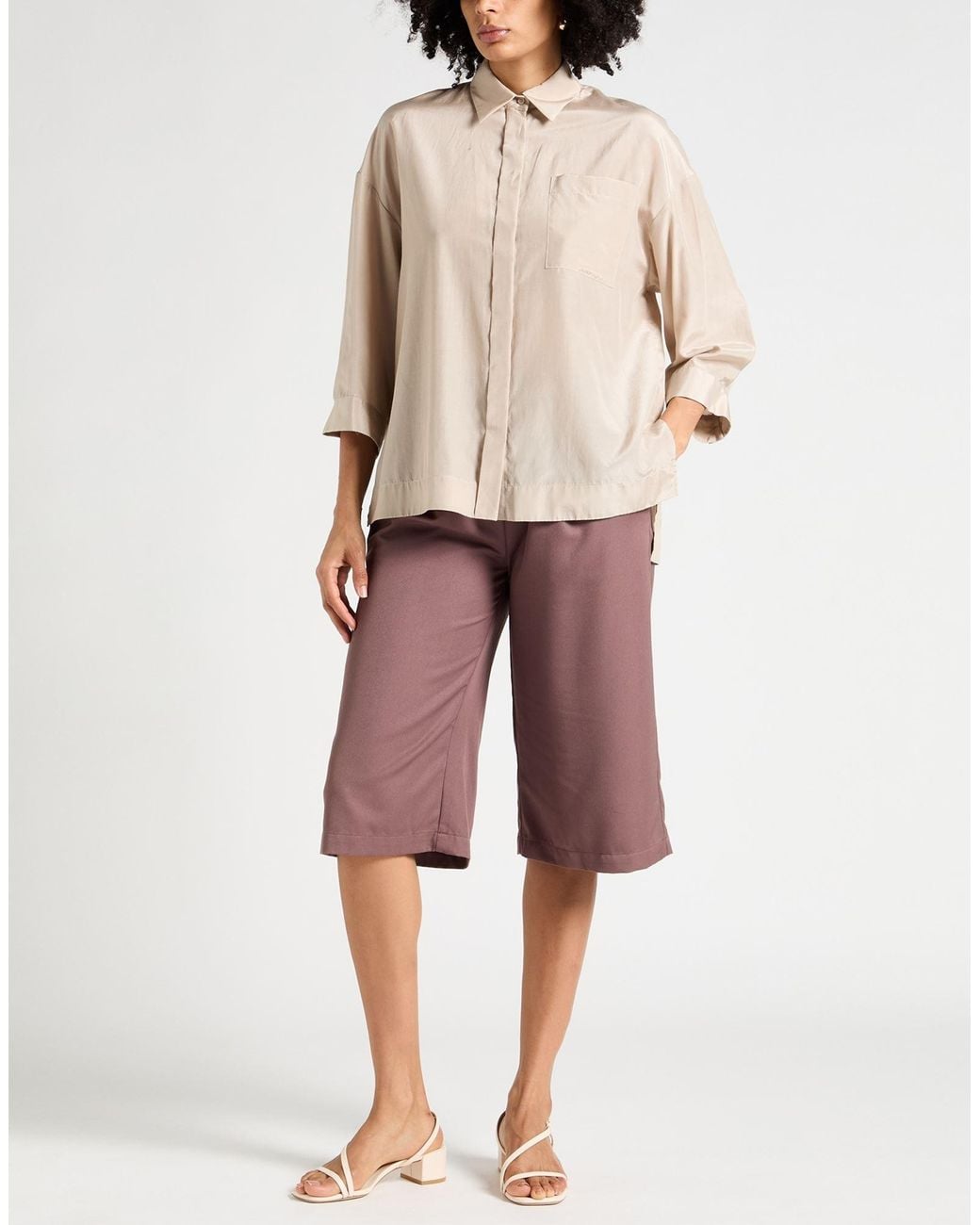 Peserico Natural Shirt Silk, Cotton