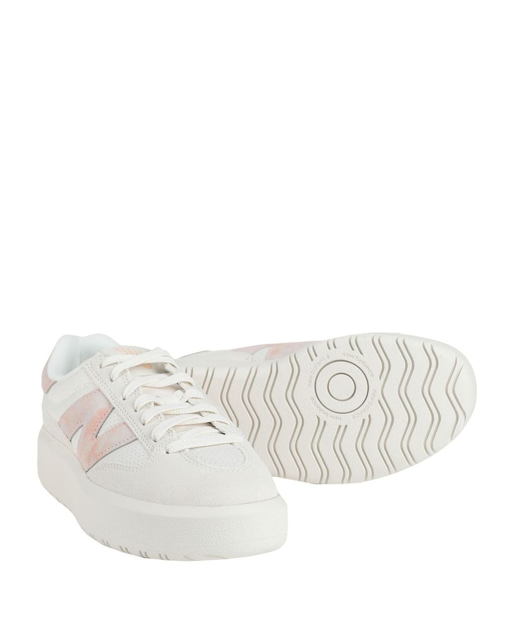 New Balance White Trainers