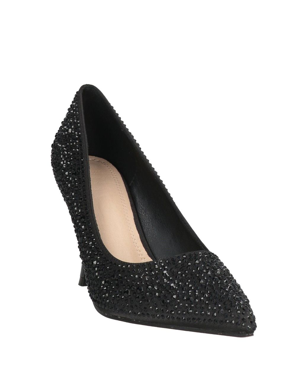 Twenty Four Haitch Black Pumps