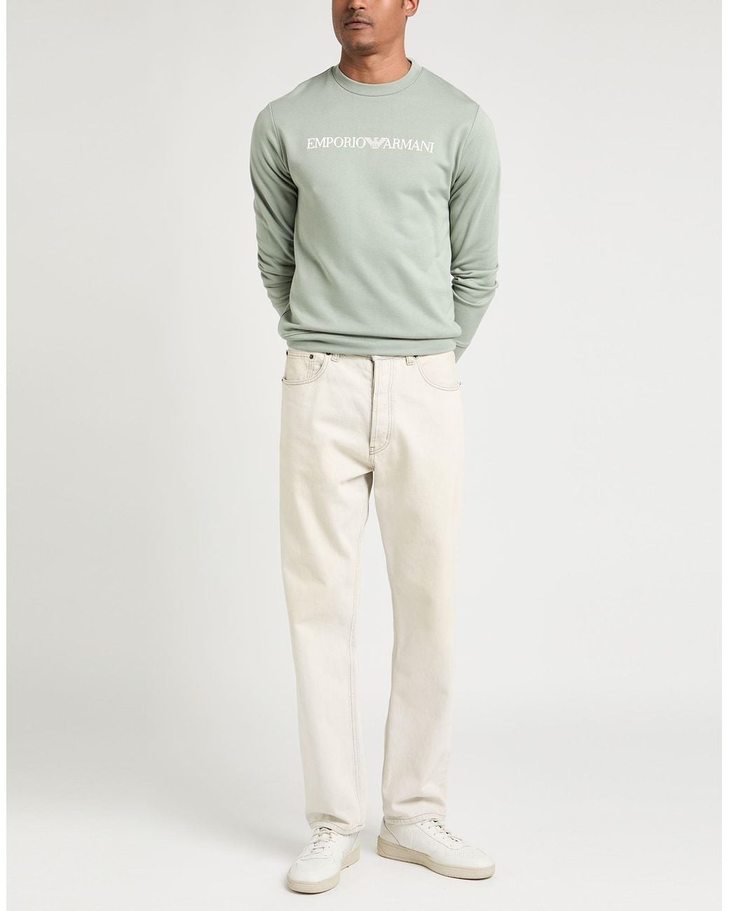 Emporio Armani Gray Sweatshirt for men