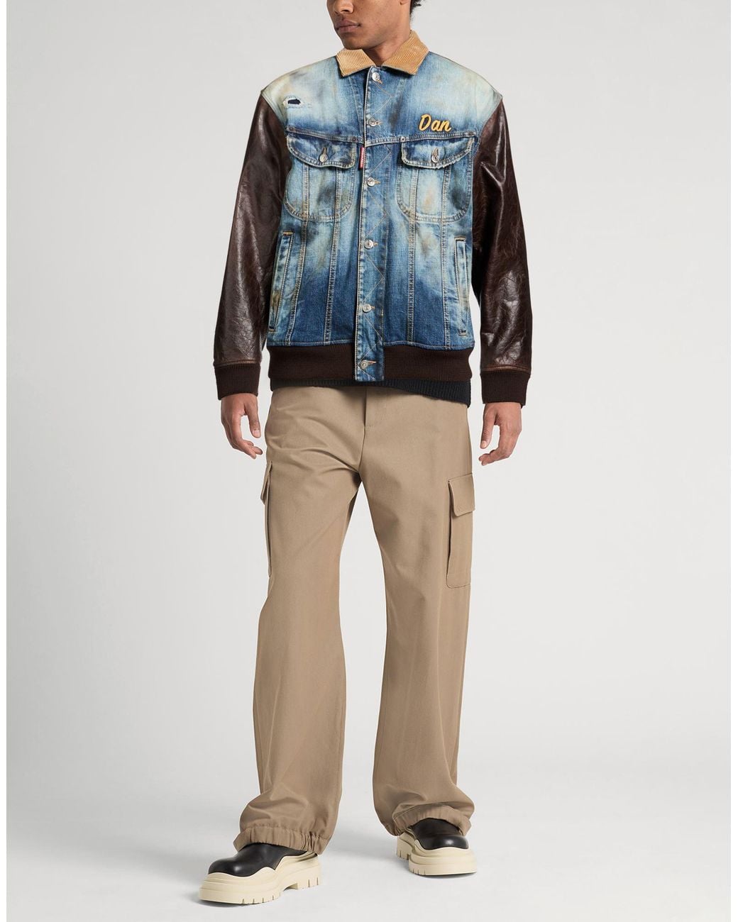 DSquared² Blue Denim Outerwear for men
