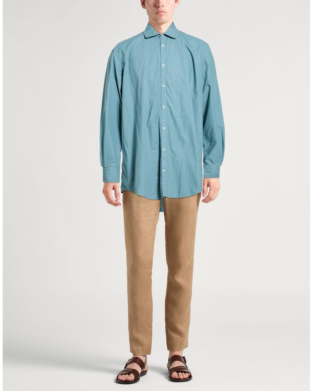 Massimo Alba Hemd in Blue für Herren