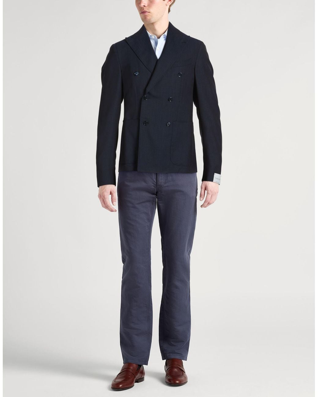 Caruso Blue Blazer for men