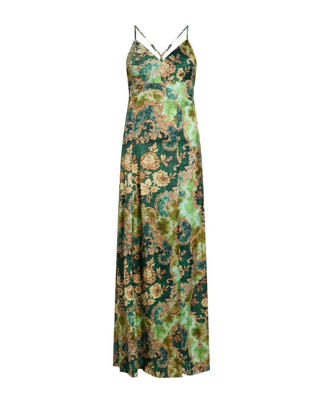MARCIANO BY GUESS Green Maxi Dress Polyester