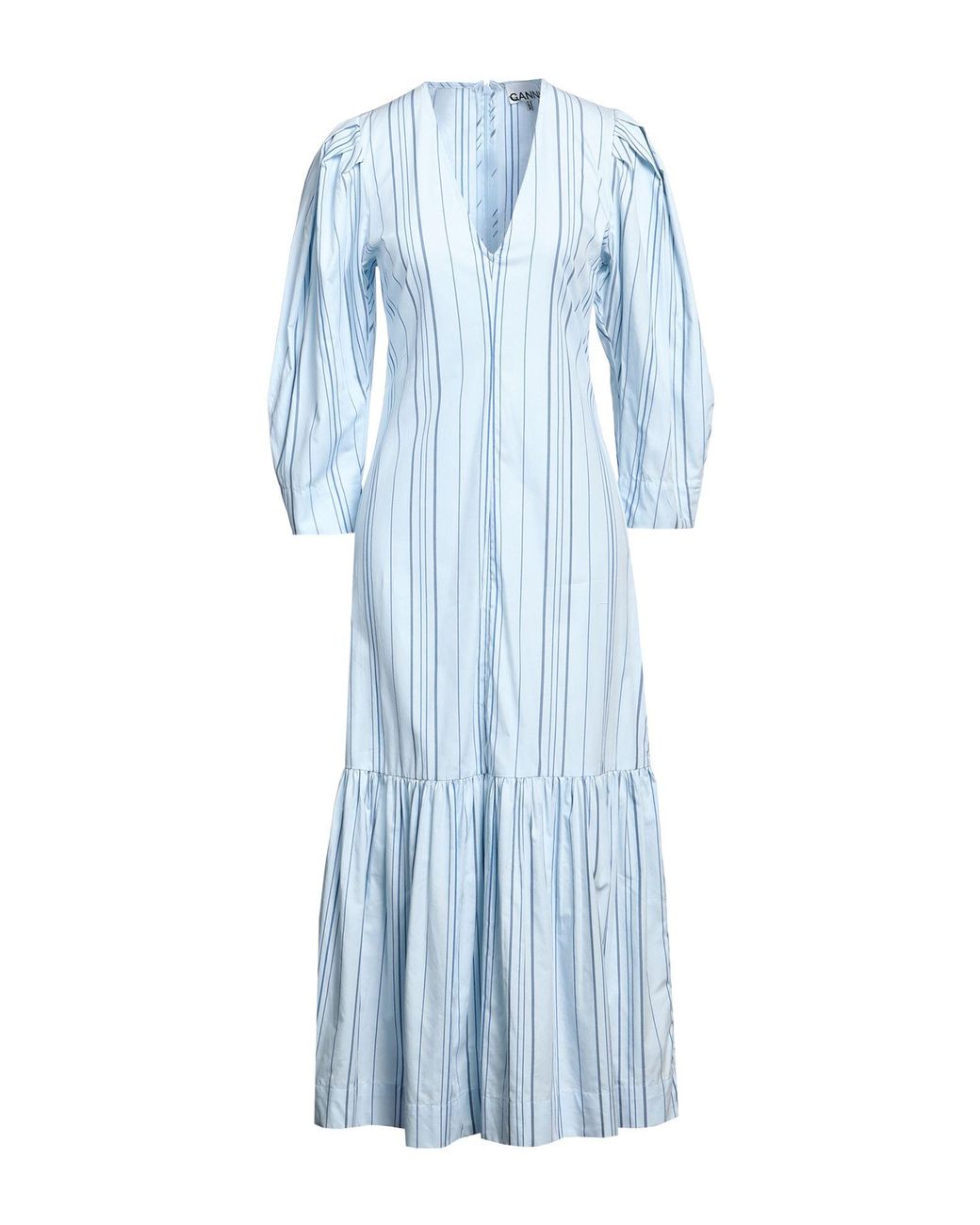Ganni Blue Midi Dress