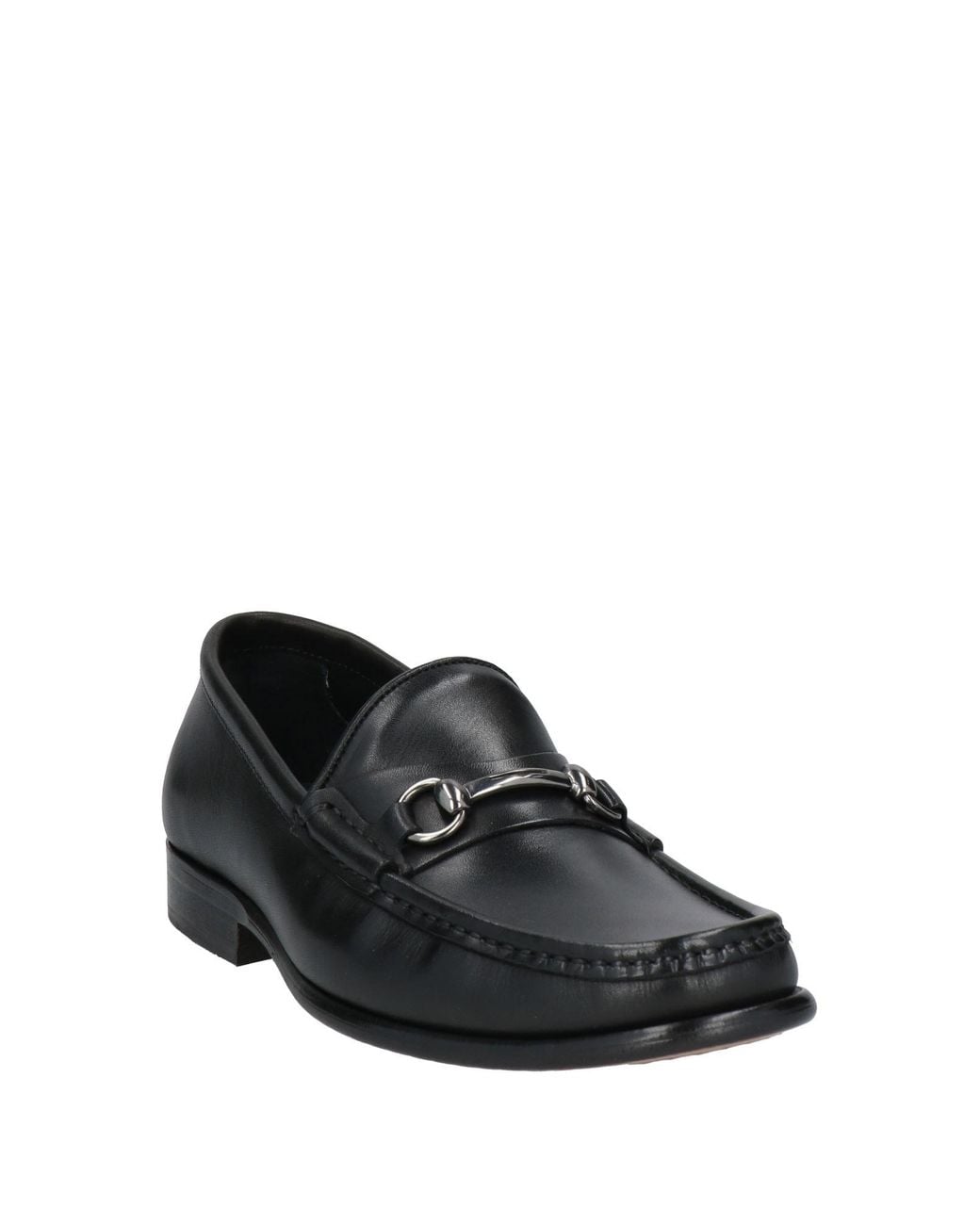 G.H.BASS Black Loafers Leather for men