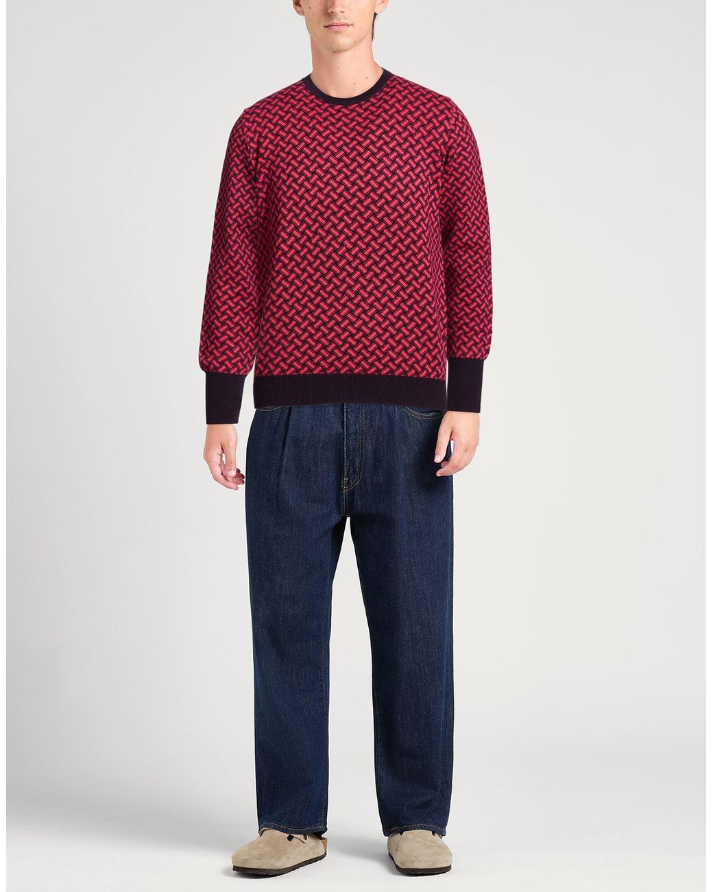 Drumohr Purple Jumper for men
