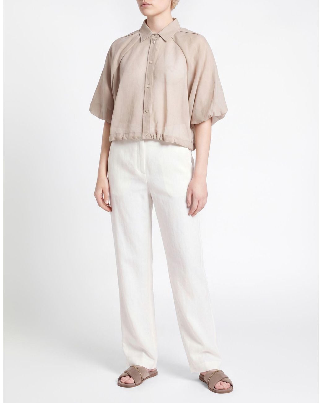 Camisa Brunello Cucinelli de color Natural
