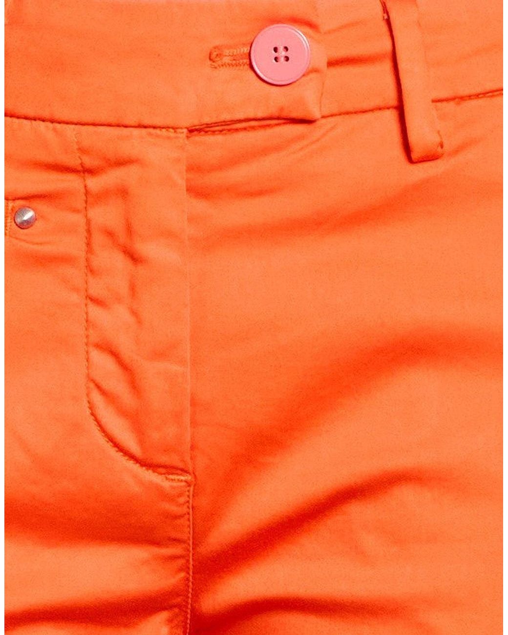 Mason's Orange Pants Cotton, Polyamide, Elastane