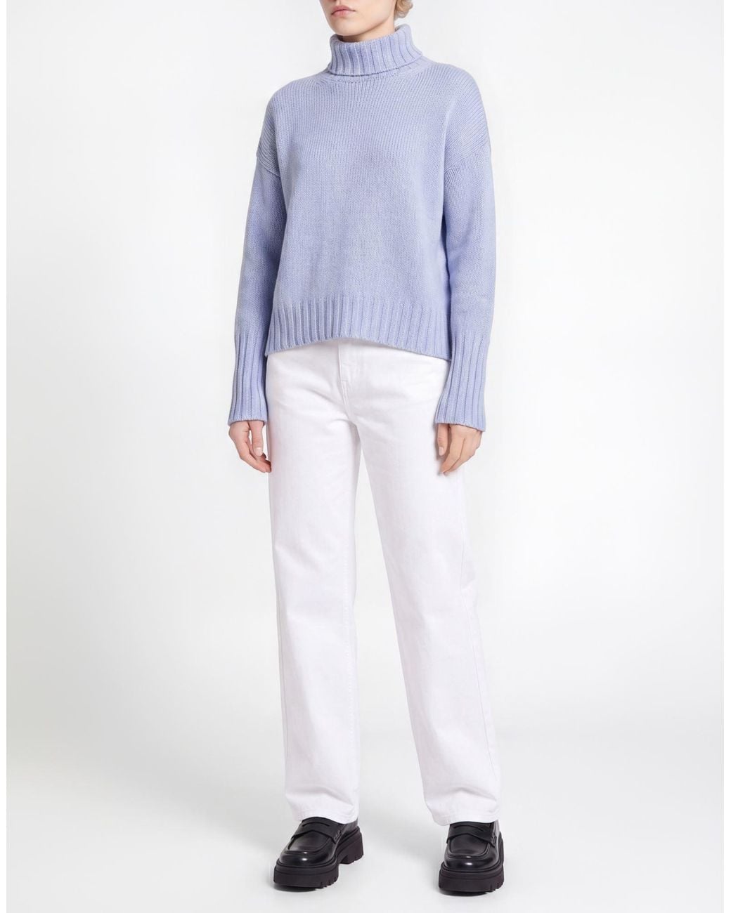 Aragona Blue Turtleneck