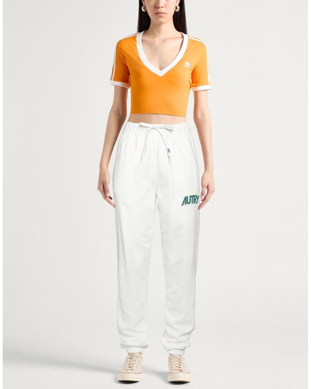 Autry White Pants Cotton