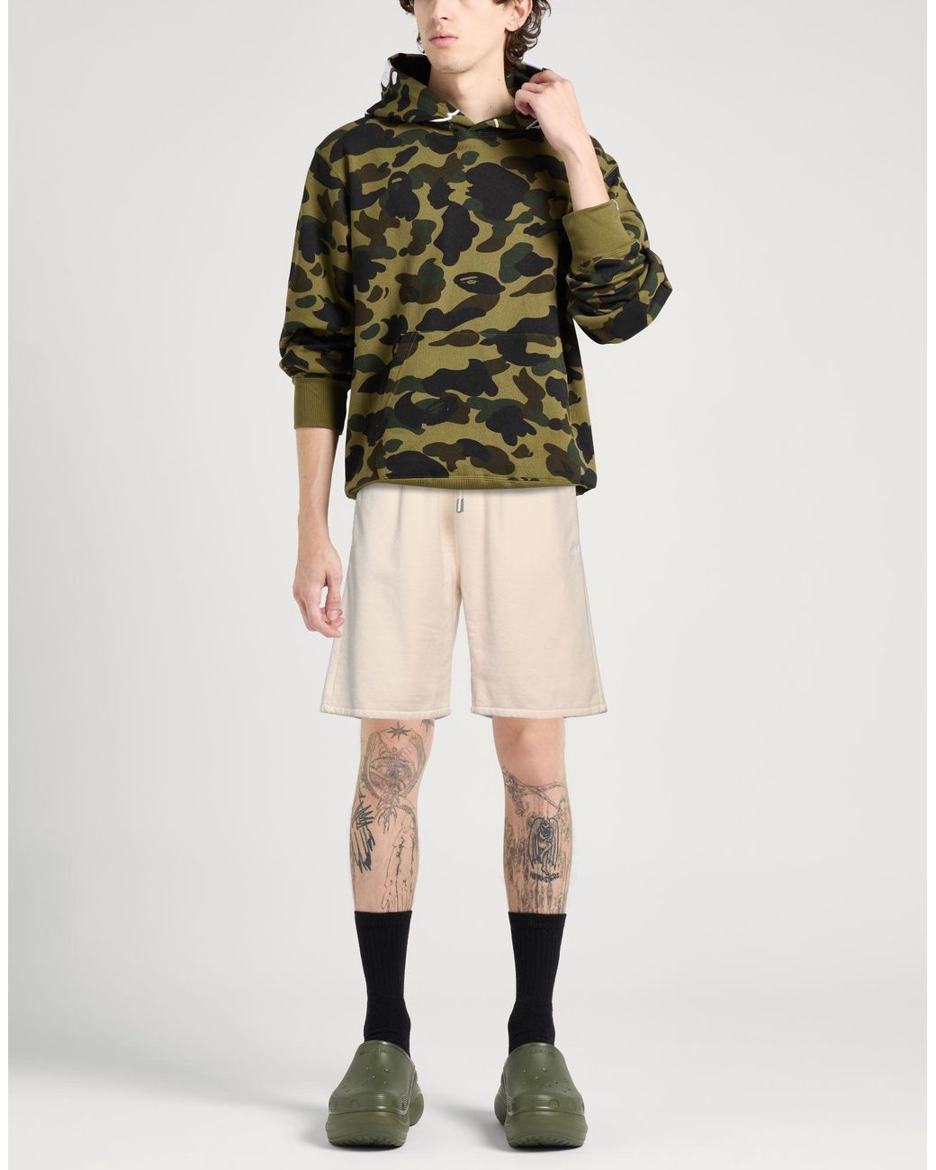 Off-White c/o Virgil Abloh Natural Shorts & Bermuda Shorts for men