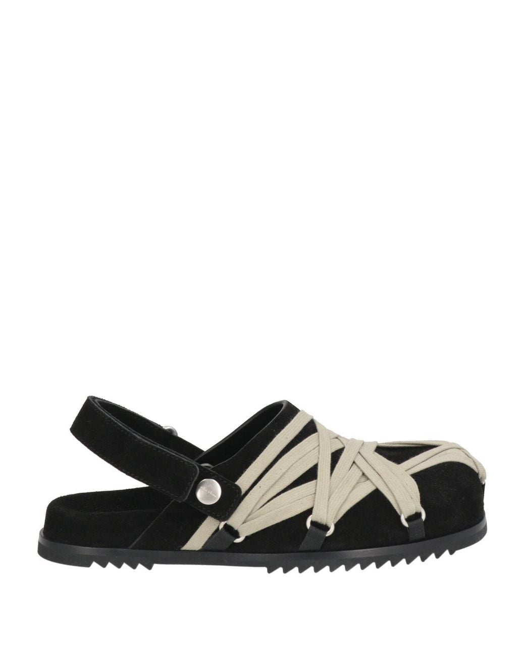 Rick Owens Black Mules & Clogs Leather