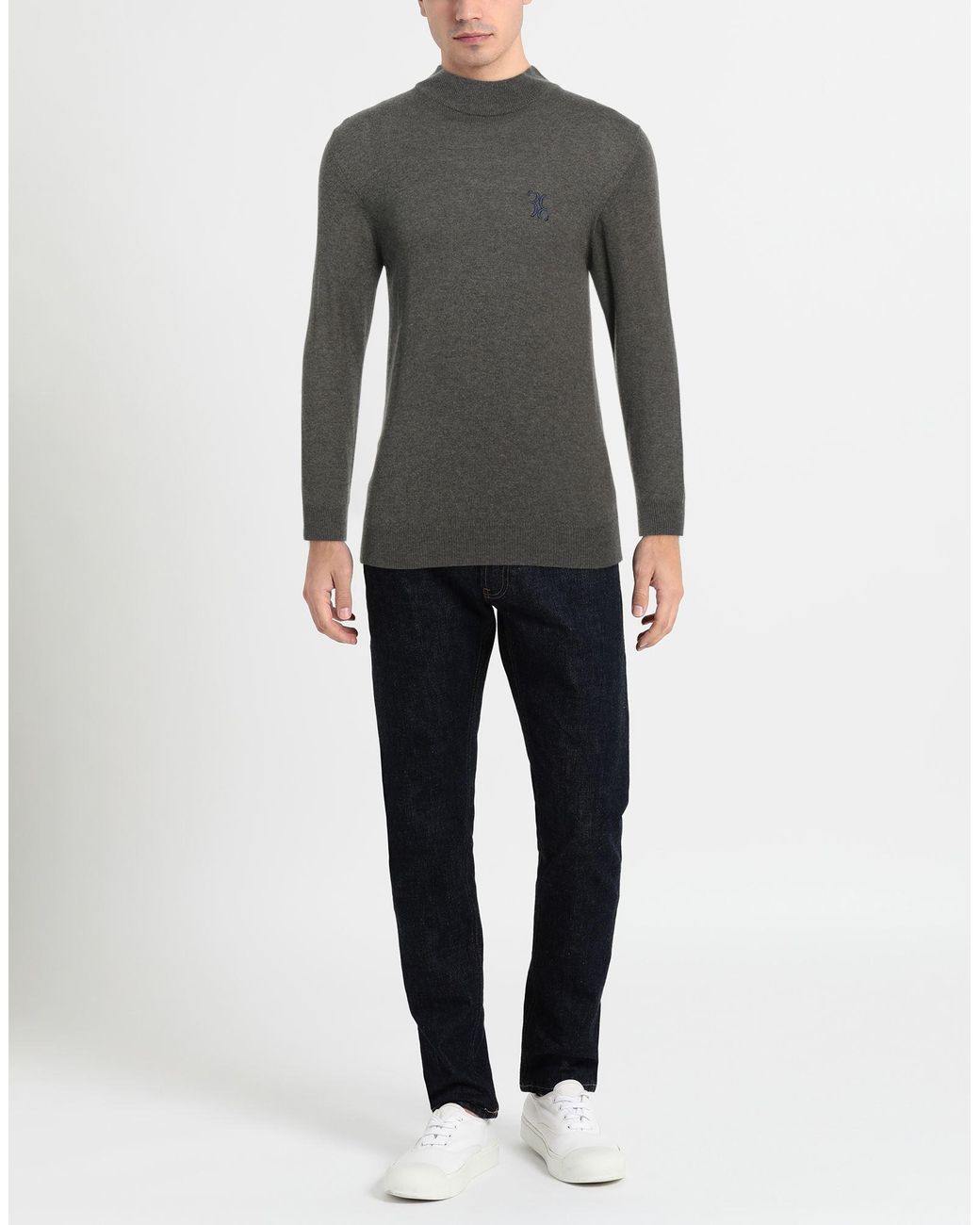 Billionaire Gray Turtleneck for men