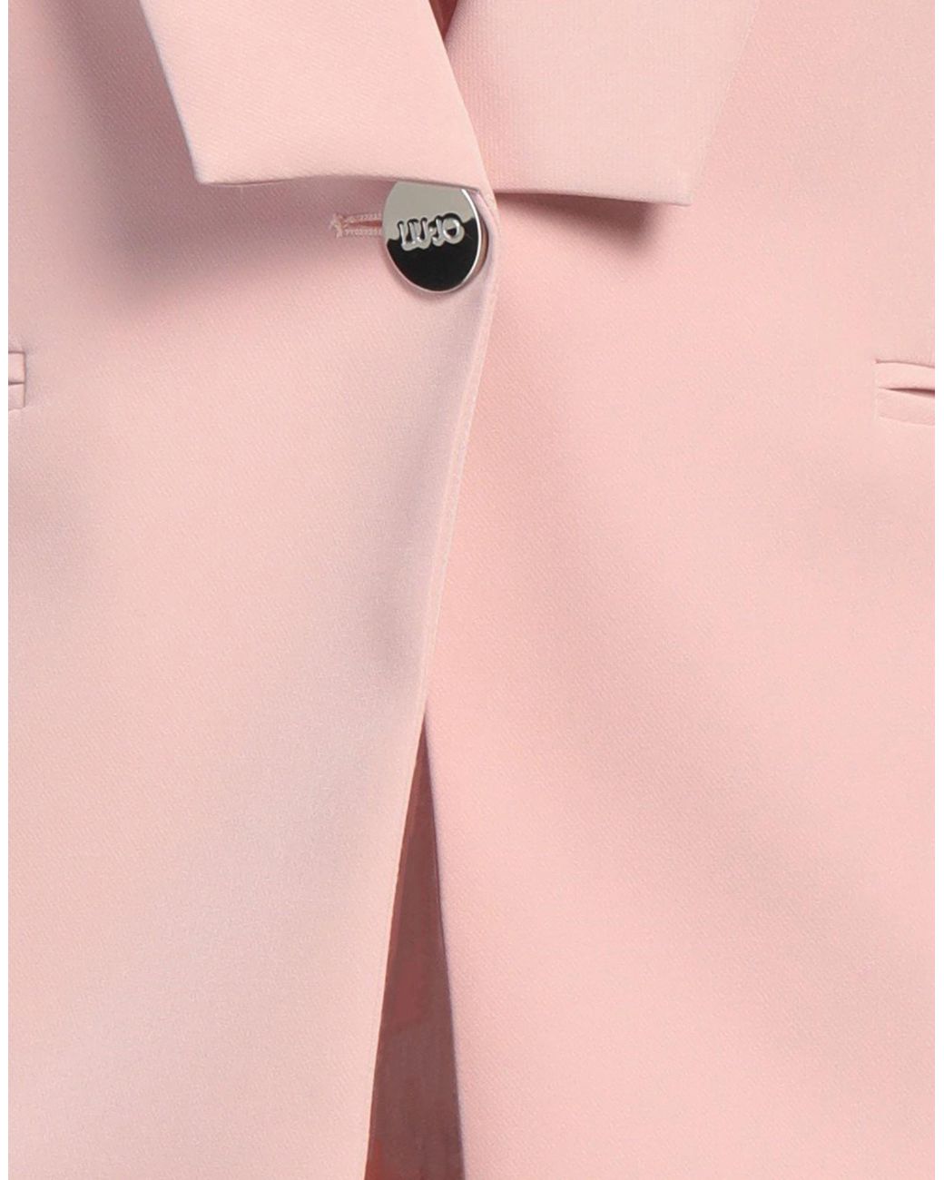 Liu Jo Pink Blazer Polyester, Elastane