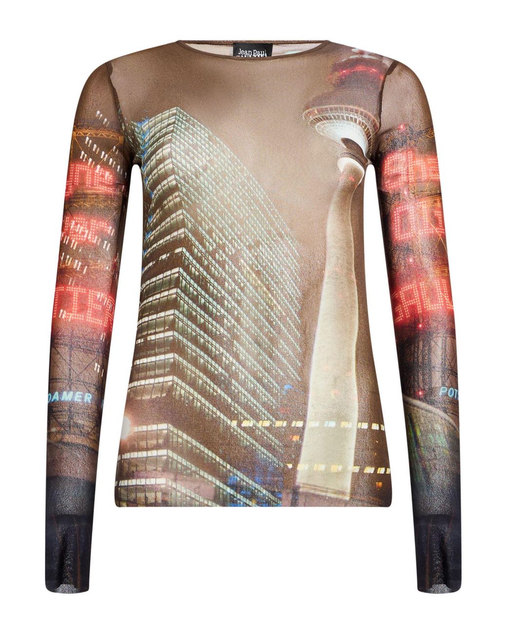 Jean Paul Gaultier Brown Top Polyamide