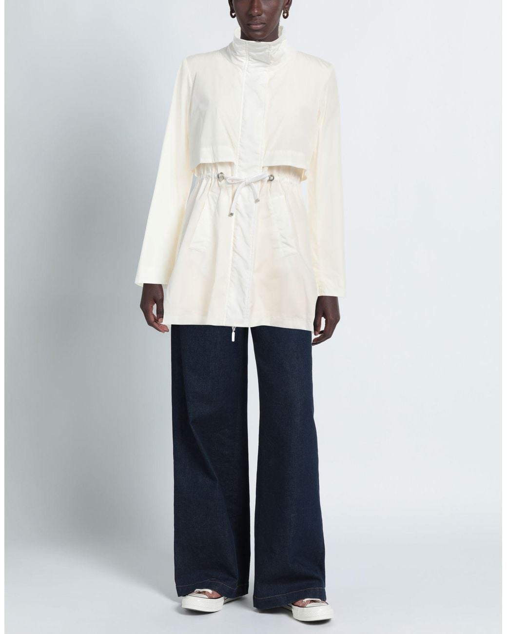 Colombo White Overcoat & Trench Coat