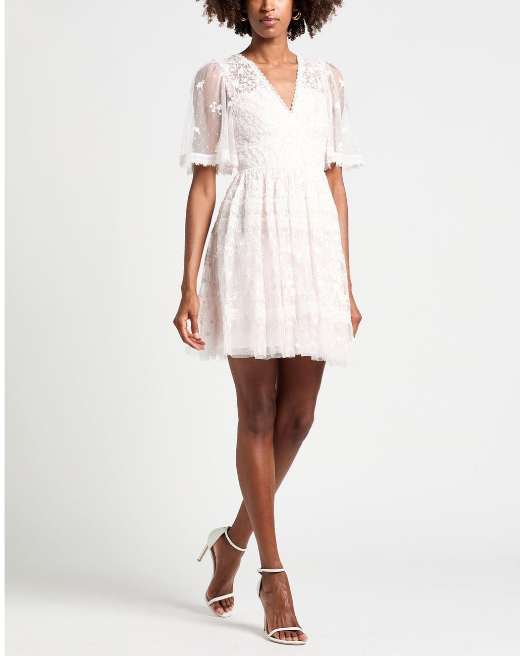 Robe Courte Needle & Thread en coloris Pink